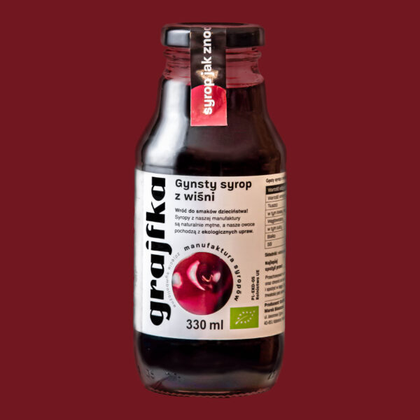 Gynsty syrop z wiśni 330 ml BIO/EKO