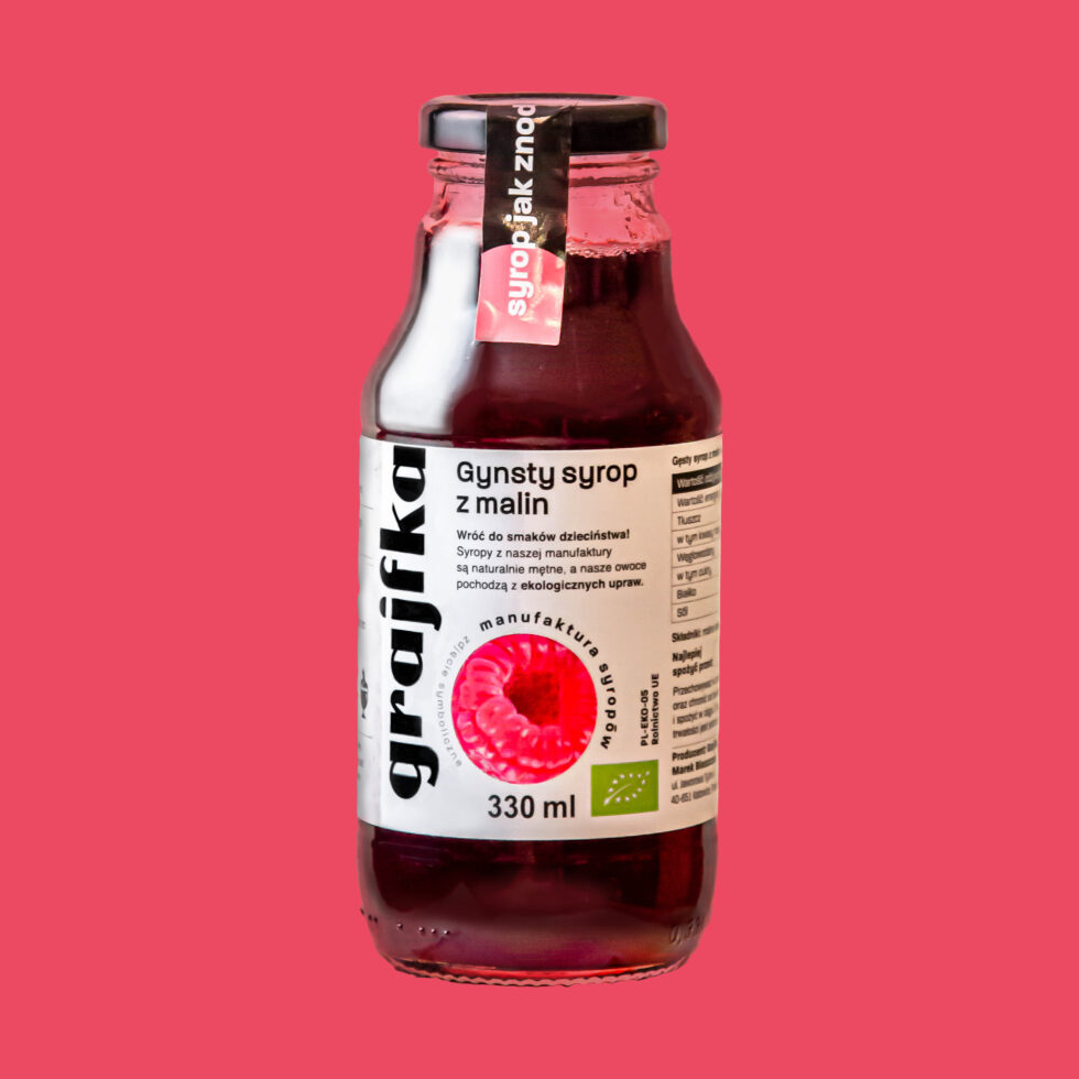 Gynsty syrop z malin 330 ml BIO/EKO