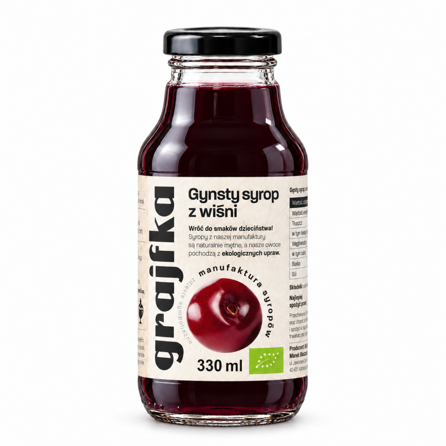 Syrop z Wiśni 330 ml BIO/EKO