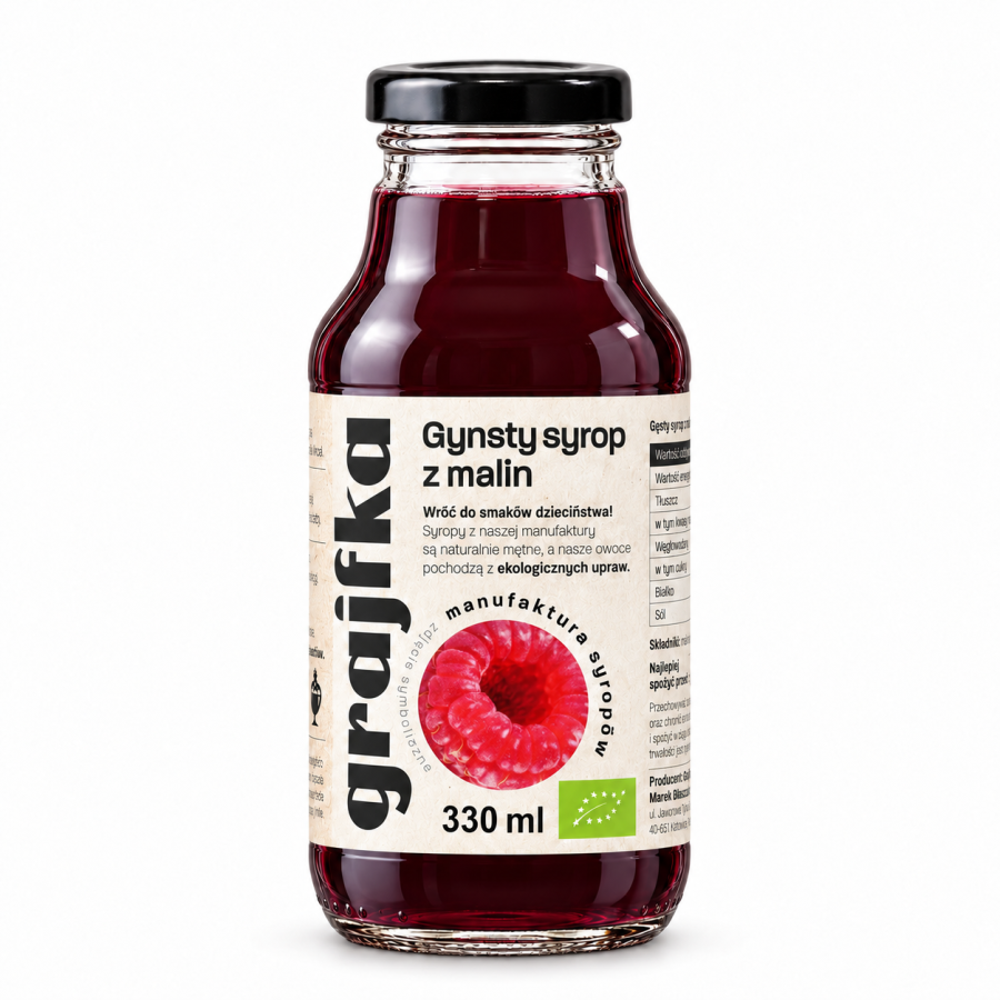 Syrop z Malin 330 ml BIO/EKO