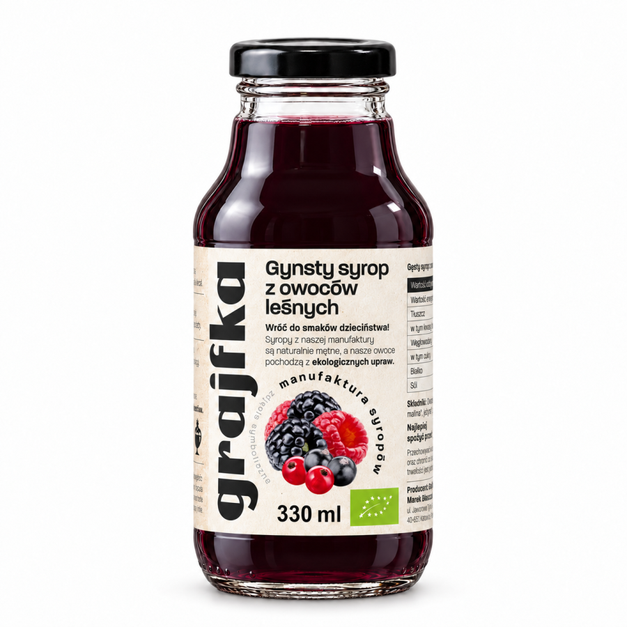 Syrop z Owoców Leśnych 330 ml BIO/EKO