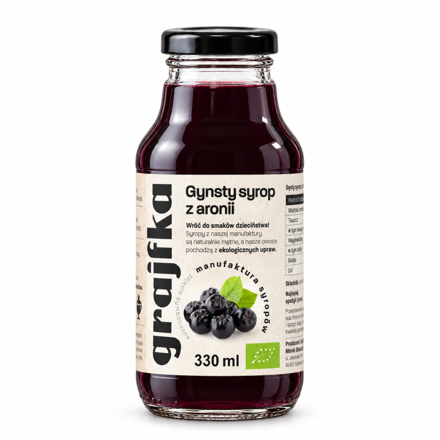 Syrop z Aronii 330 ml BIO/EKO