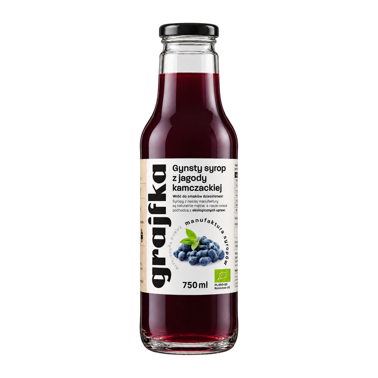 Syrop z Jagody Kamczackiej 750 ml BIO/EKO