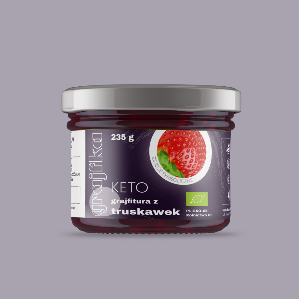 KETO Grajfitura z truskawek BIO/EKO 235 g