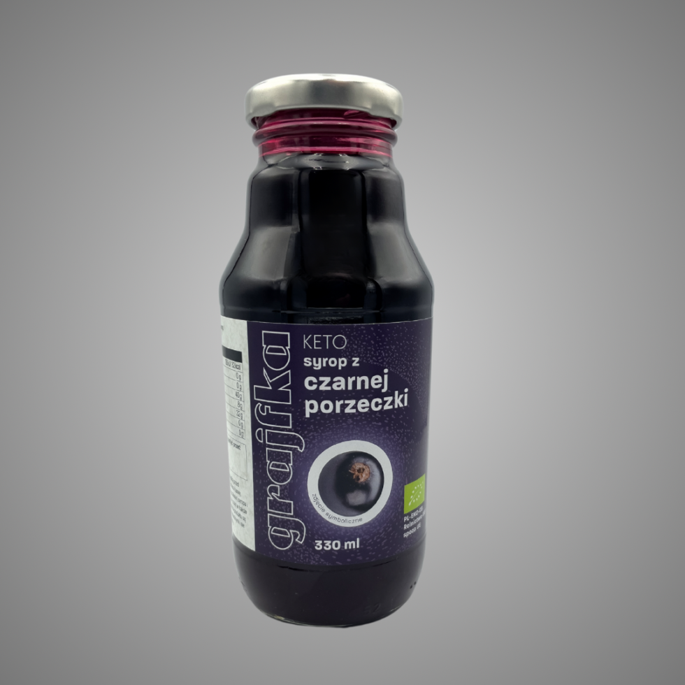 KETO Syrop z czarnej porzeczki BIO/EKO 330 ml