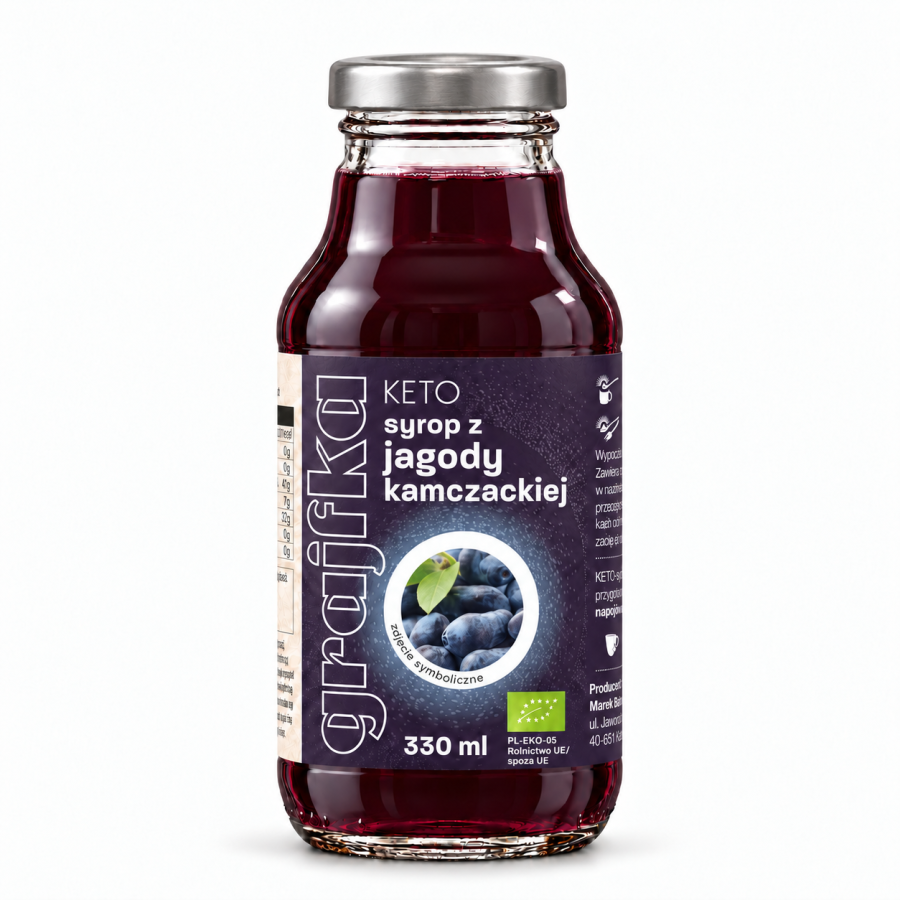 KETO Syrop z jagody kamczackiej BIO/EKO 330 ml