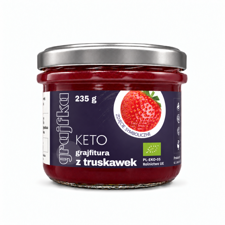KETO Grajfitura z truskawek BIO/EKO 235 g
